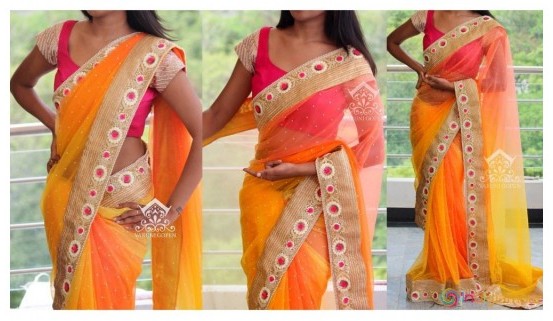 http://www.daindiashop.com/indian-party-wear-designer-women-yellow-orange-color-saree-sari-dis-diff-t4804