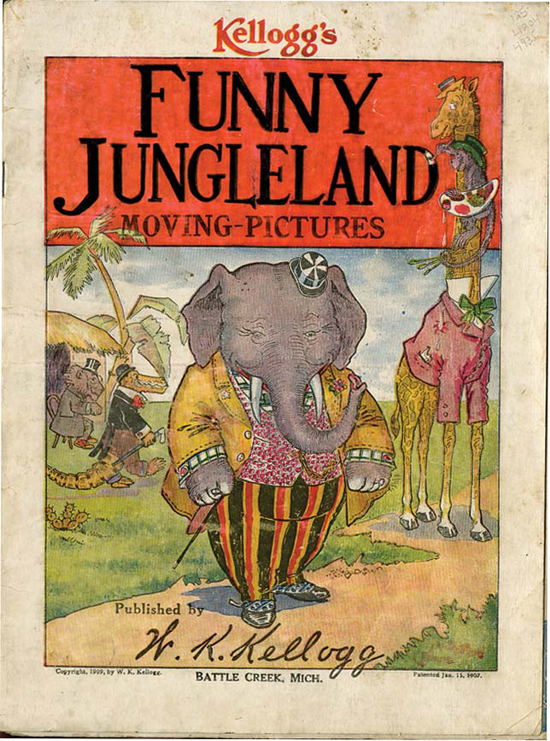 Kellogg's, Funny Jungleland Moving Pictures Booklet 1909