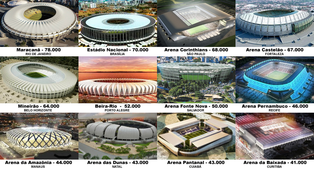   football world cup Brazil 2014 image: Football Stadium For 2014 Brazil  football stadiums brazil 2014