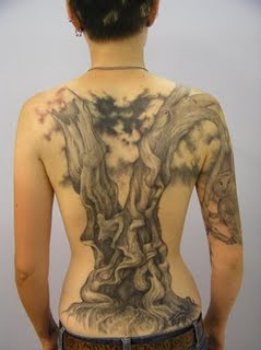 Feminine Tattoos With Image Feminine Full Backpiece Tattoo Designs Picture 8