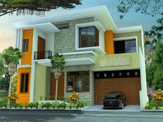 Warna Cat Rumah Bagian Luar Tampak Depan