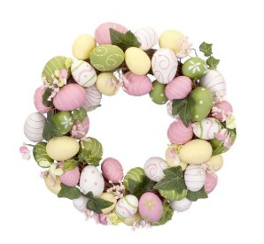 Easter Egg Wreath in Pink Green by Target