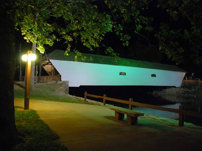 Built for $3000 in 1882, the covered bridge in Elizabethton, 