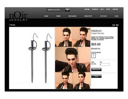 Brinco do Bill Kaulitz