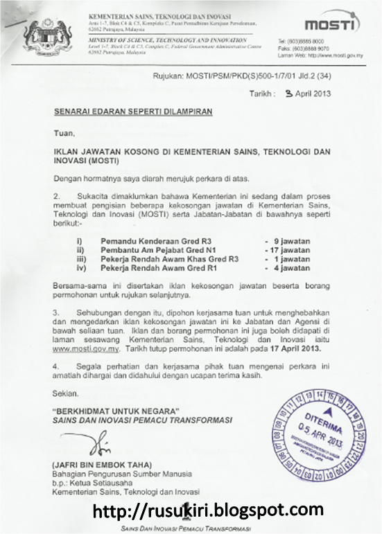 Contoh Surat Berhenti Kerja Pemandu Lori - Contoh Surat