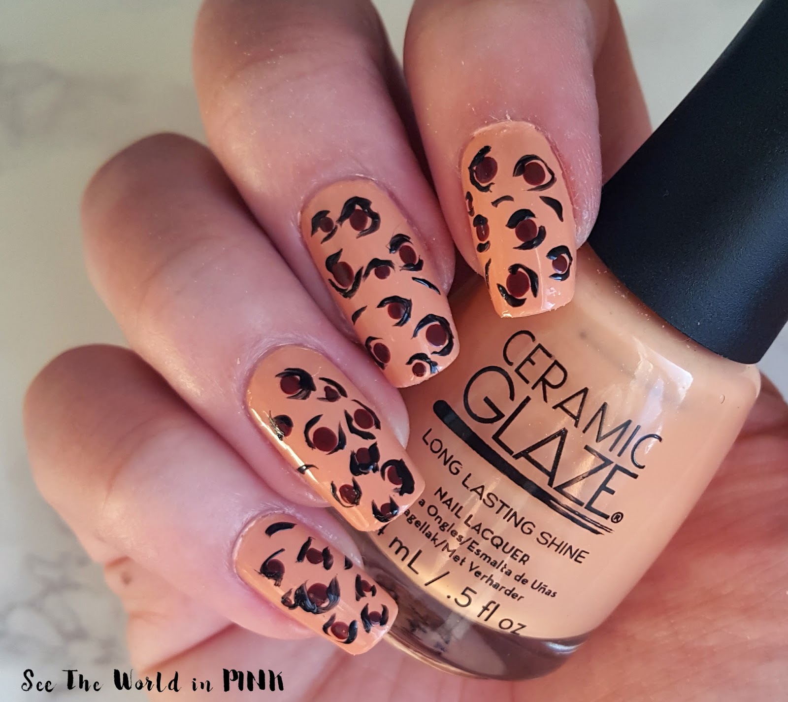 Scarlet Leopard Print Press On Nails – Royal Meadow Fairy