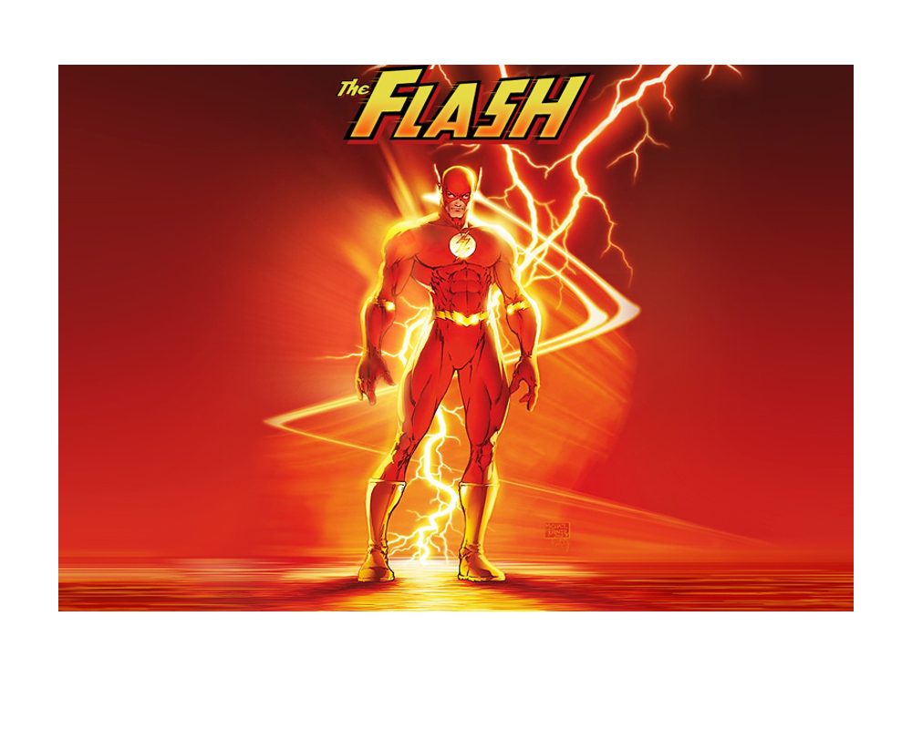 Flash Superhero Logo Creative Flash Superhero Logo Creative