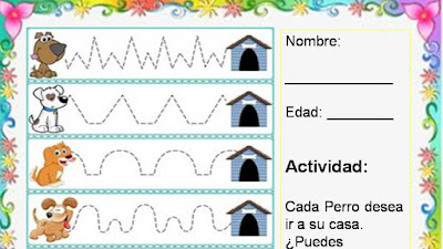 PREPARANDO AL NIÑO PARA LA ESCRITURA. MIRA 15 IMPRIMIBLES MÁS DE EJERCICIOS GRAFO-MOTORES