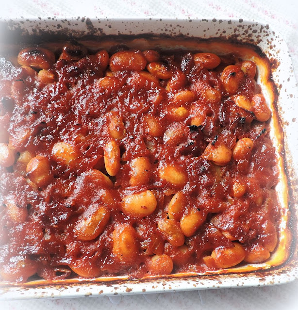 Maple Baked Butter Beans