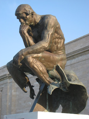 Auguste Rodin  Thinker on The Thinker By Auguste Rodin Via Damforst Museum