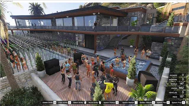 GTA 5 Party at Franklin House Mod GTA 5 Party at Franklin House Mod