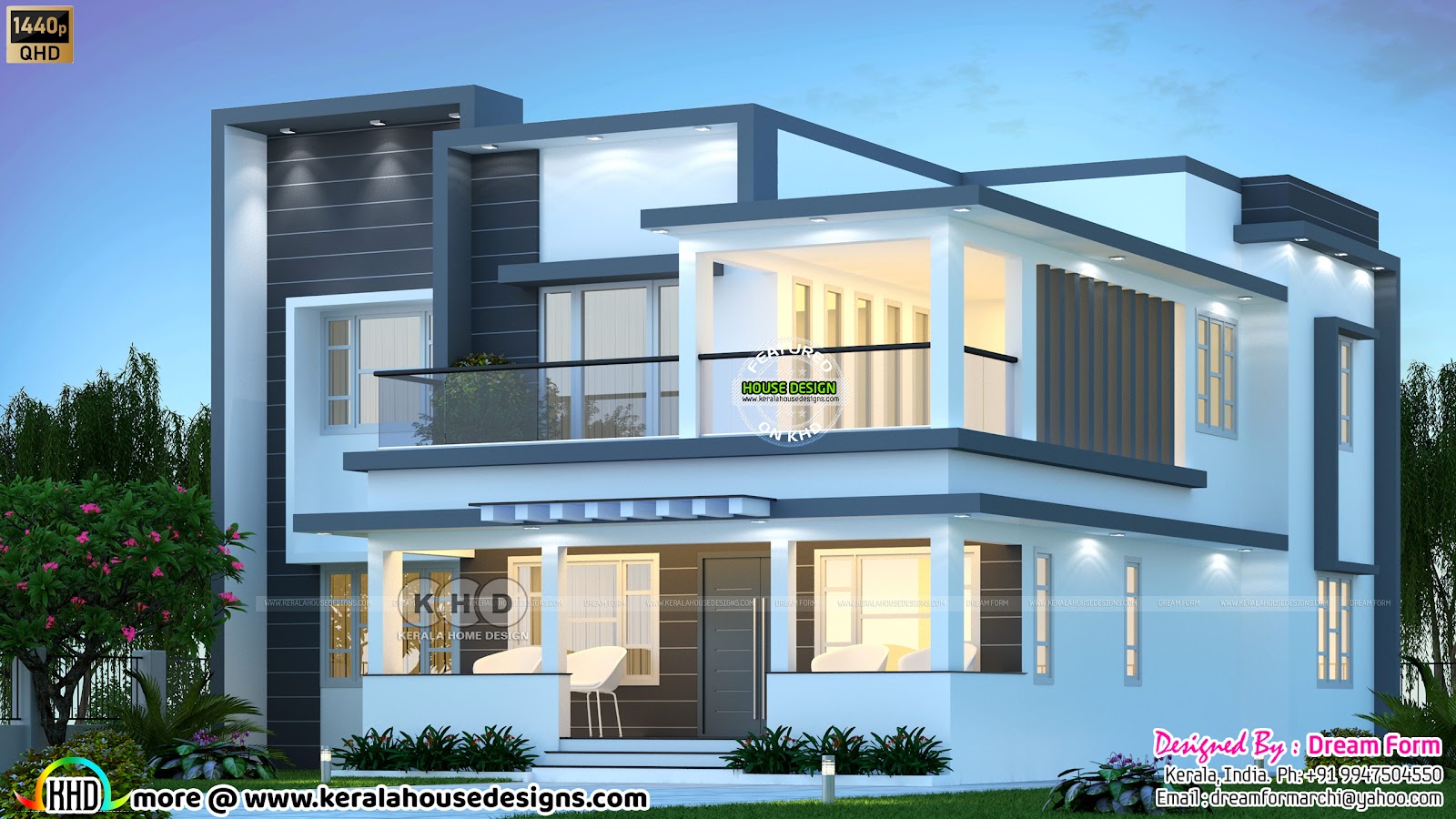 5 bedrooms 2700 sq. ft. modern home design - Kerala home design ...