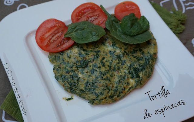 Tortilla de espinacas