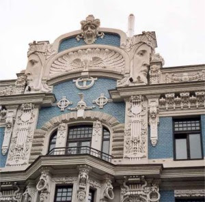 art nouveau architecture feature