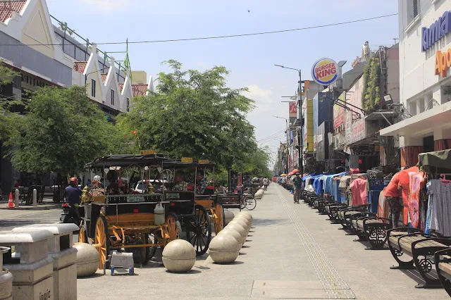 Suasana Malioboro Yogyakarta Sebelum Pandemi Covid-19