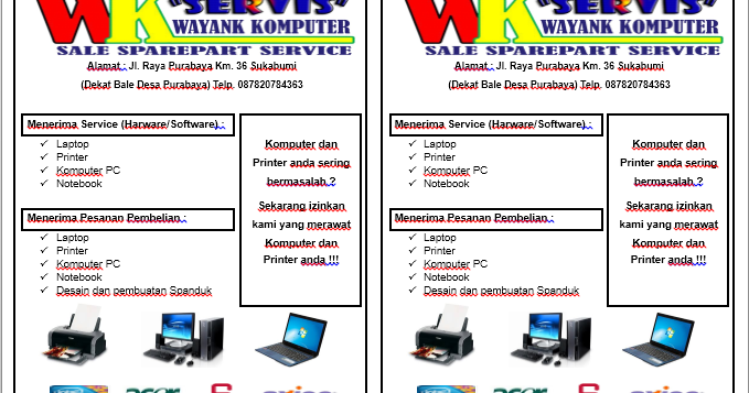 WAYANKNET ( PUSAT INFORMASI ): CONTOH BROSUR WAYANKNET 