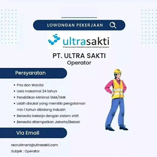 Operator - PT Ultra Sakti