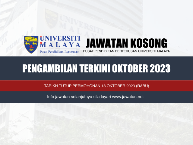 Jawatan Kosong UMCCed Oktober 2023