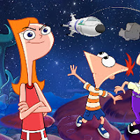 L'affiche Disney+ de Phineas et Ferb, Le Film : Candice face à l'univers