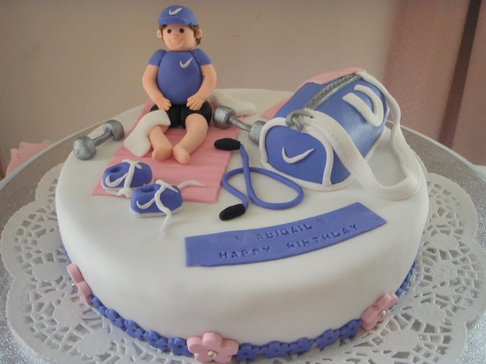 Cake Story by Jenty: Fitness Themed Cake