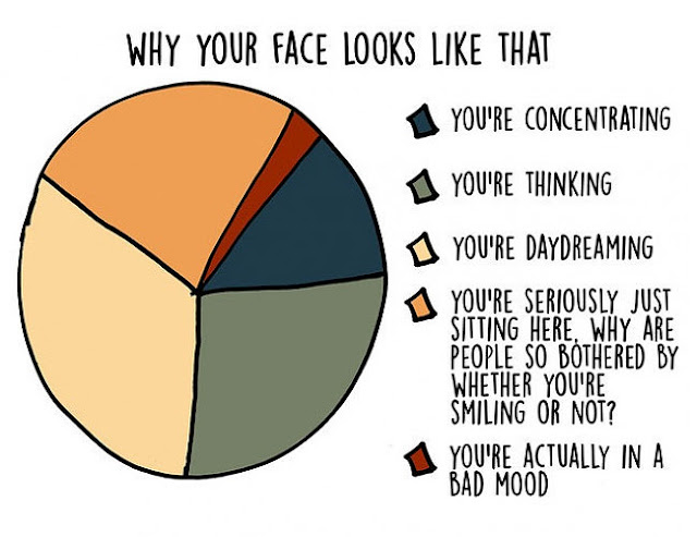 Why your face looks like that - Accurate Diagrams Showing What It’s Really Like To Be An Introvert