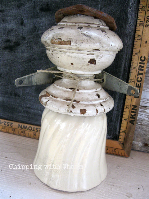 Chipping with Charm: Salvaged Style Junk Angel...www.chippingwithcharm.blogspot.com