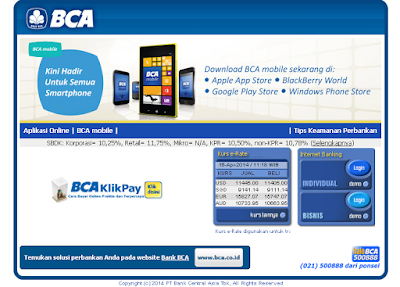 Cara Mudah Mendaftar Internet Banking BCA Di ATM Dan Aktifasi Secara Online