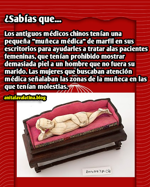 ¿Sabías que, Curiosidades La curiosa muñeca médica china