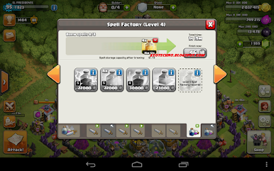 Update Terbaru Clash of Clans 1 Juli 2015 dan Cara Menggunakan Dark Spell Factory