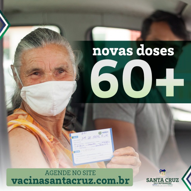 Santa Cruz inicia vacinação contra a covid-19 em idosos acima de 60 anos