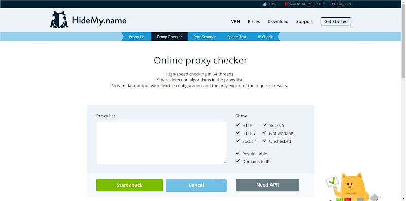 Contentisi - Hide My Name Proxy Checker