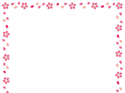 選択した画像 桜 イラスト 枠 166845-桜 花びら イラスト 枠