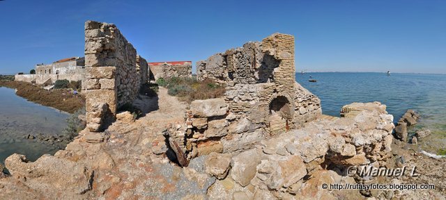 Salina Dolores y molino de marea de La Roqueta