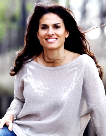 Foto de Gabriela Sabatini sonriendo