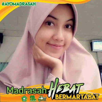 Satu lagi bingkai foto profil facebook yang sanggup digunakan oleh warga madrasah Bingkai Foto Profil FB Madrasah Hebat Bermartabat