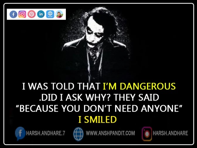 Joker Motivational Quotes in English