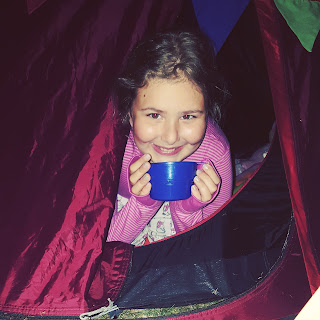 Top Ender camping in the Back Garden