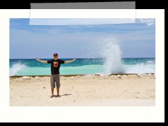 james controlling the waves