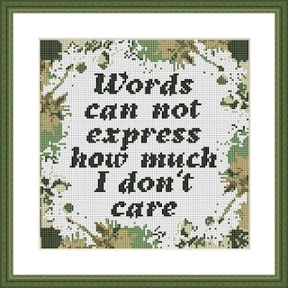 Words can not express funny cross stitch pattern - Tango Stitch