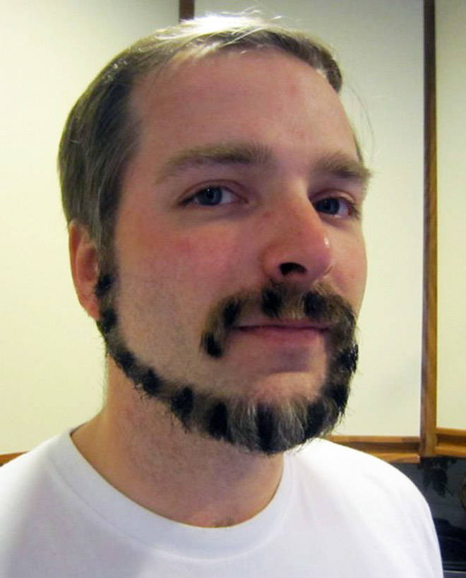 30 men who decided to try the monkey tail beard look!