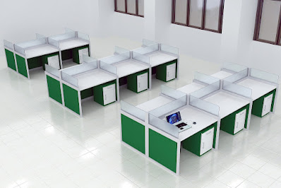 Desain Interior Meja Partisi Kantor Untuk Kantor Keuangan