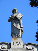 Statue of Law atop the Parliament Building, Victoria BC.