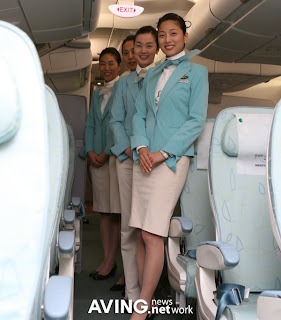 Korean Air Flight Stewardess