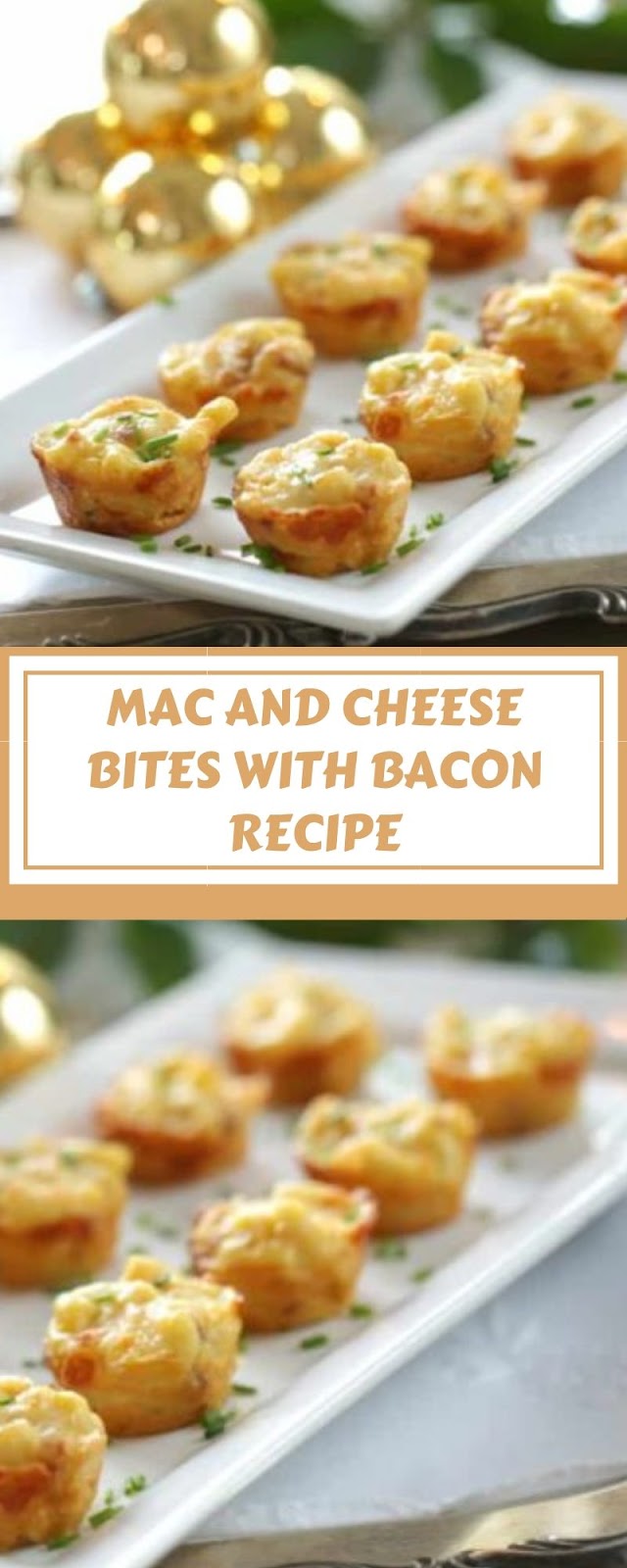 MAC AND CHEESE BITES WITH BACON RECIPE