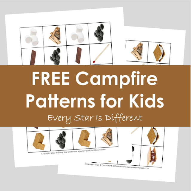 FREE Campfire Patterns for Kids