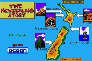 Mapa The NewZealand Story