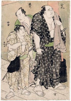 Ukiyo-e. Sumô.