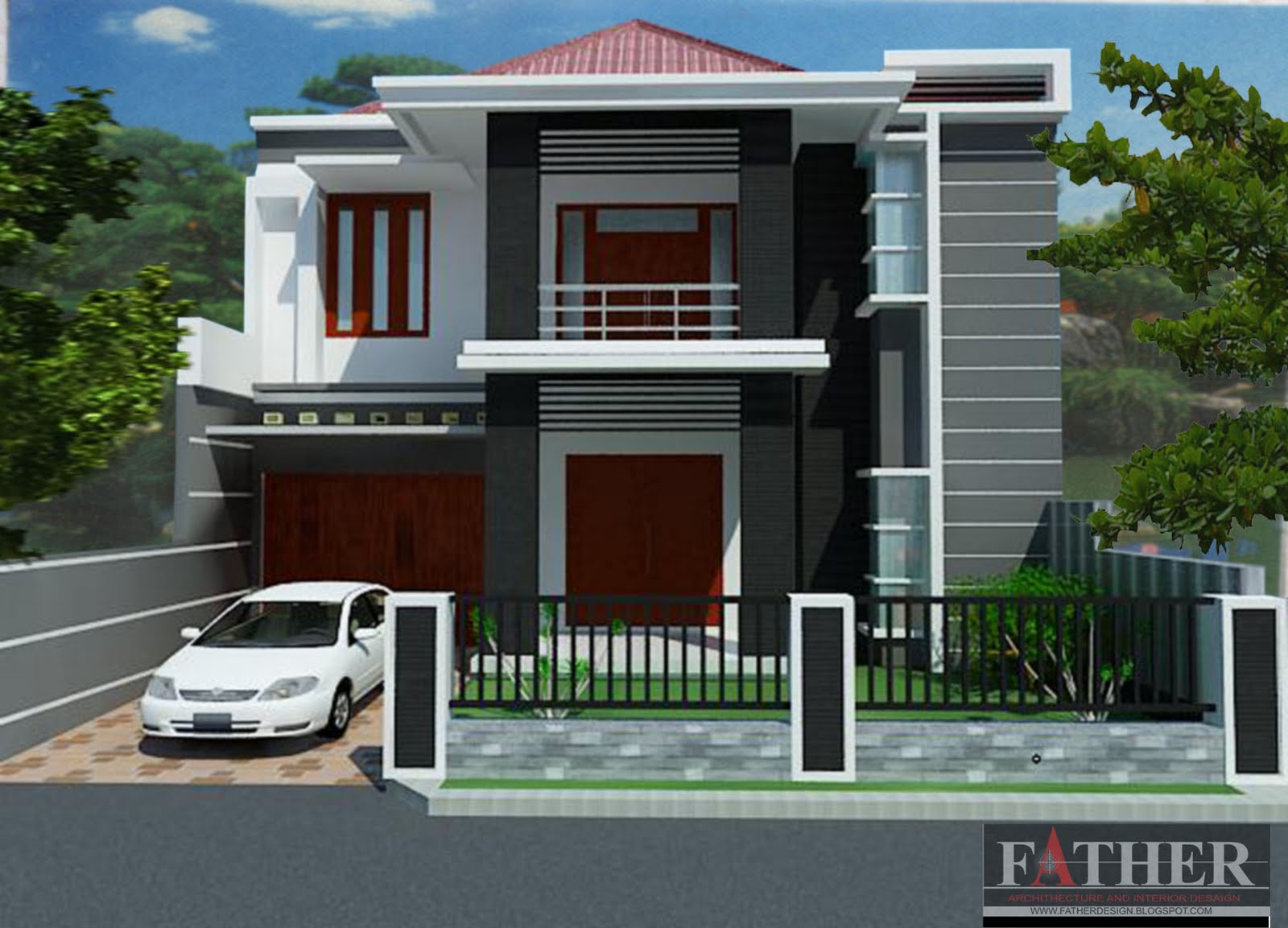 30 Model Desain Rumah 2 Lantai Minimalis