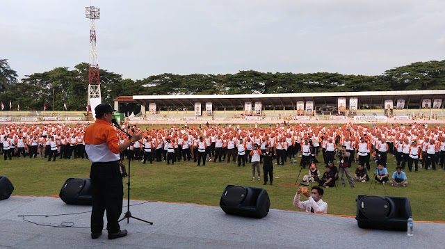 Seribu Anggota PKS Kabupaten Serang Orange-kan Kota Serang