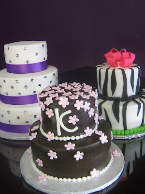 cakes for girls. The girls got to show off